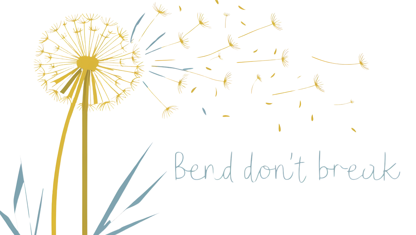"Bend Don't Break" instant digital download, Motivational, Mantra, Affirmation, Printable