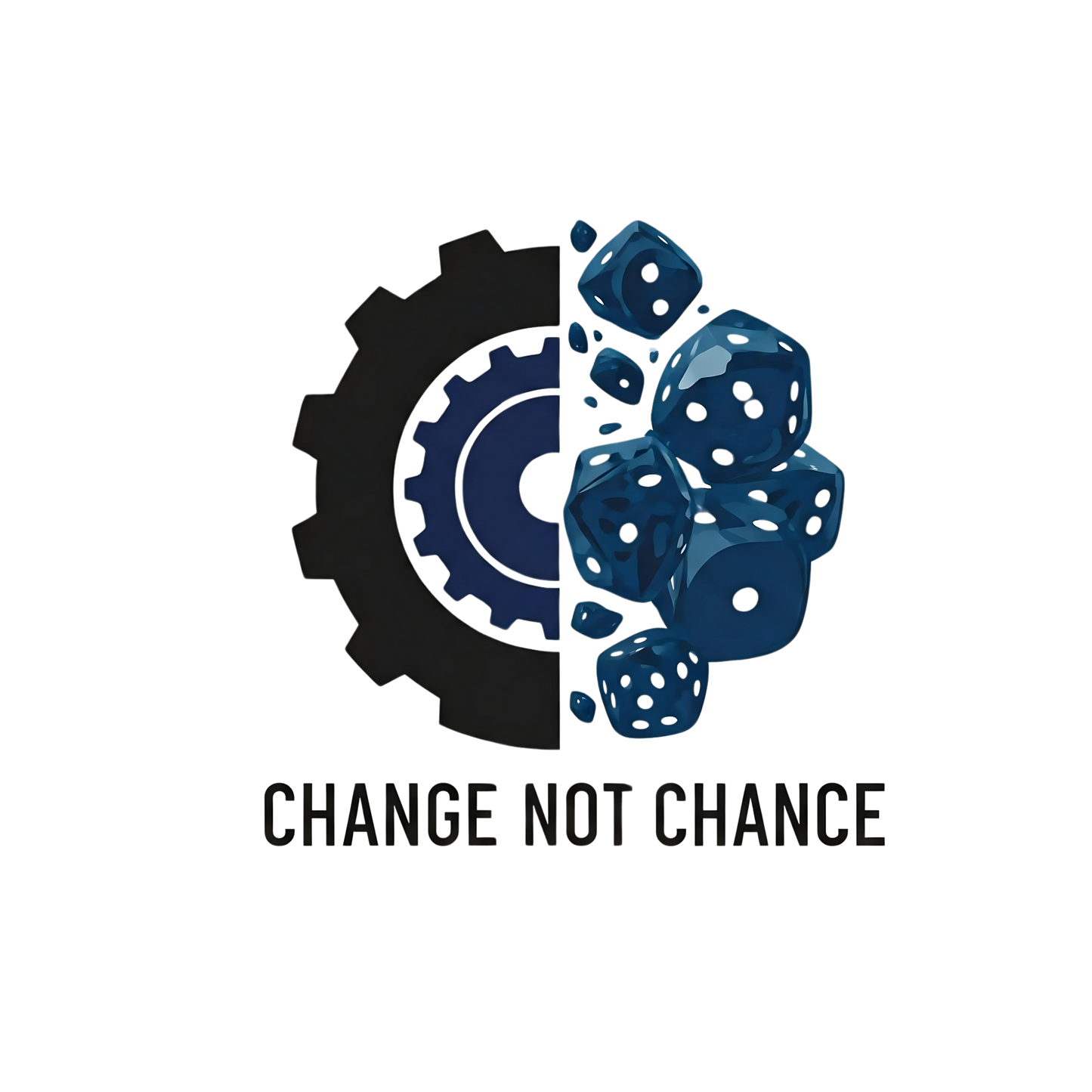 Change not change digital download, Motivational, Mantra, Affirmation, Dice and Gear