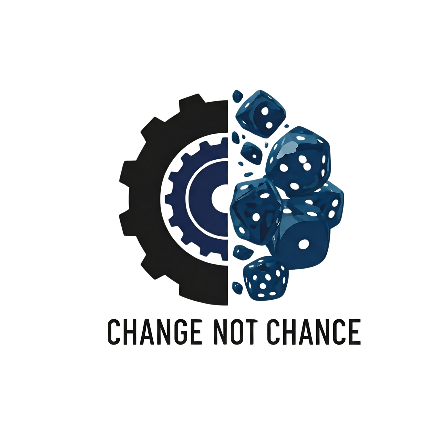 Change not change digital download, Motivational, Mantra, Affirmation, Dice and Gear